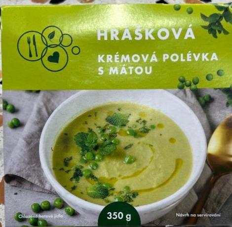 Fotografie - Hrášková krémová polévka s mátou Zdravé stravování
