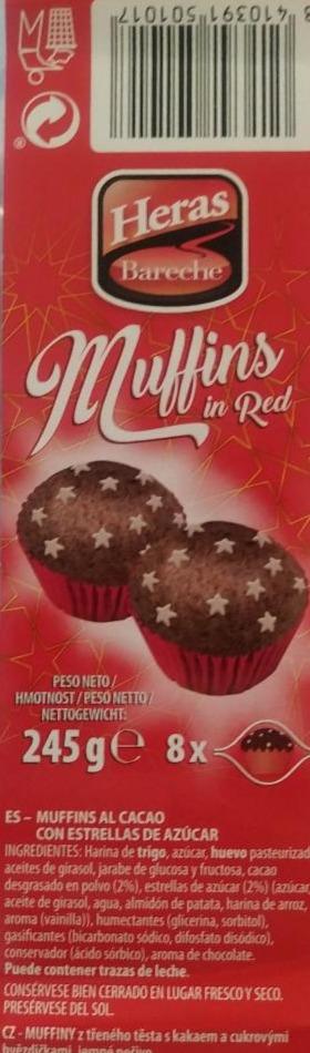 Fotografie - muffins in red