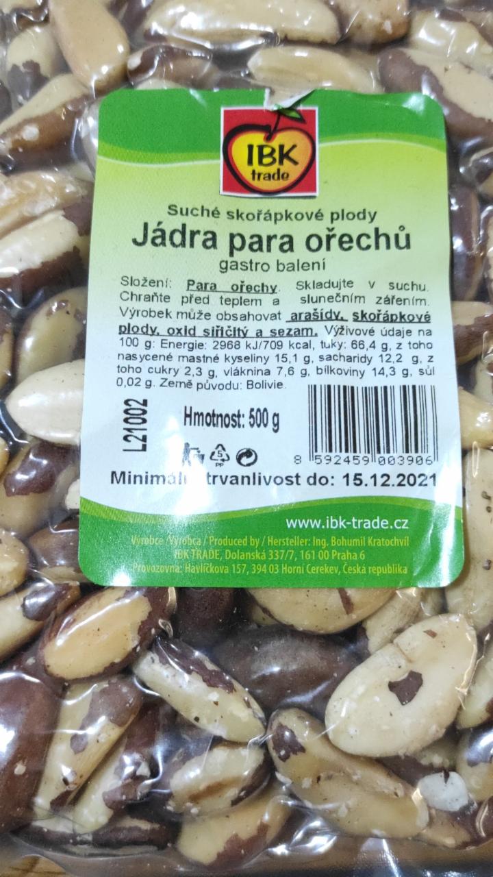 Fotografie - Jádra pára ořechů IBK trade