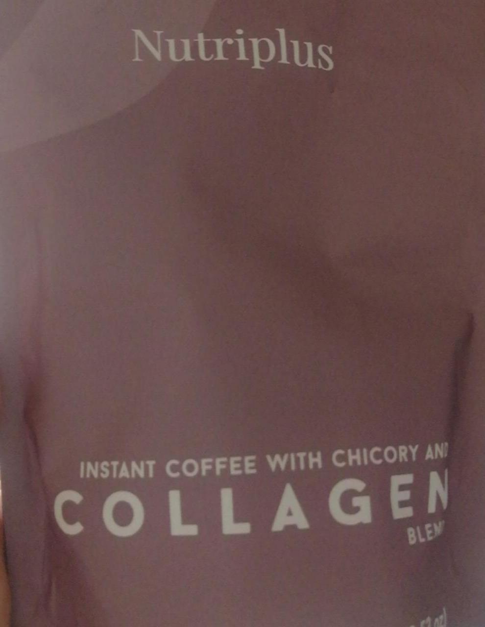 Fotografie - Collagen blend (instantní nápoj v prášku s cikorkou, instatní kávou a kolagenem Nutriplus