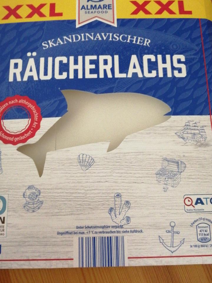 Fotografie - Skandinavischer Räucherlachs Almare Seafood