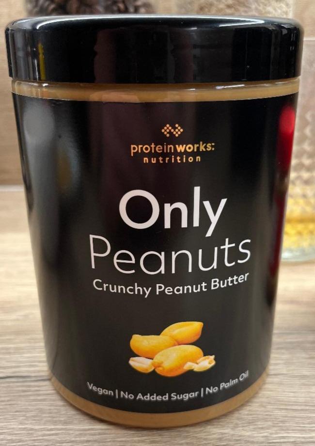 Fotografie - Only Peanuts Crunchy Peanut Butter Protein Works