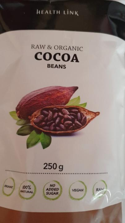 Fotografie - Raw & Organics COCOA beans Health Link