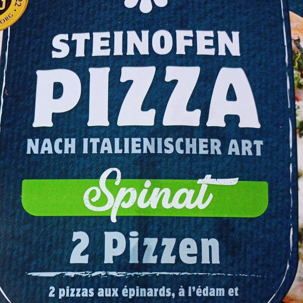 Fotografie - Steinoffeen Pizza Spinat