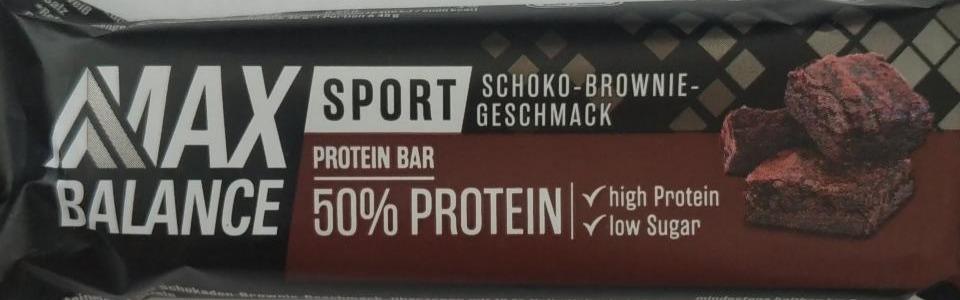 Fotografie - Max balance 50% protein bar choco-brownie
