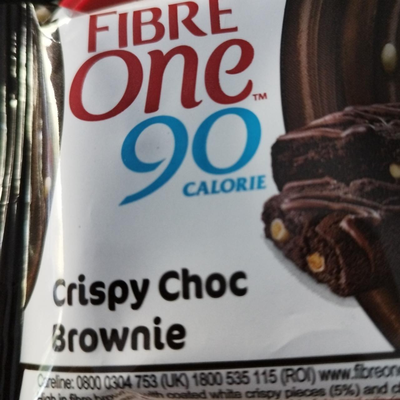 Fotografie - 90 Calorie Crispy Choc Brownie Fibre One
