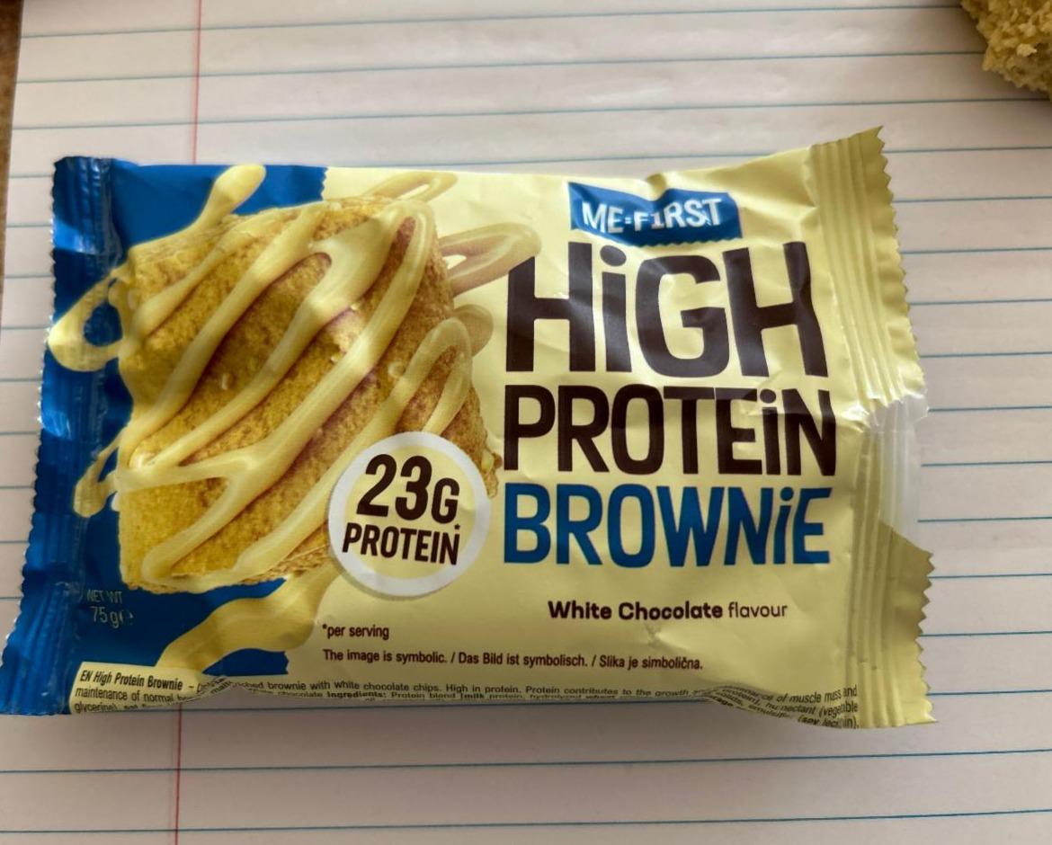 Fotografie - High Protein Brownie White Chocolate flavour Me:First