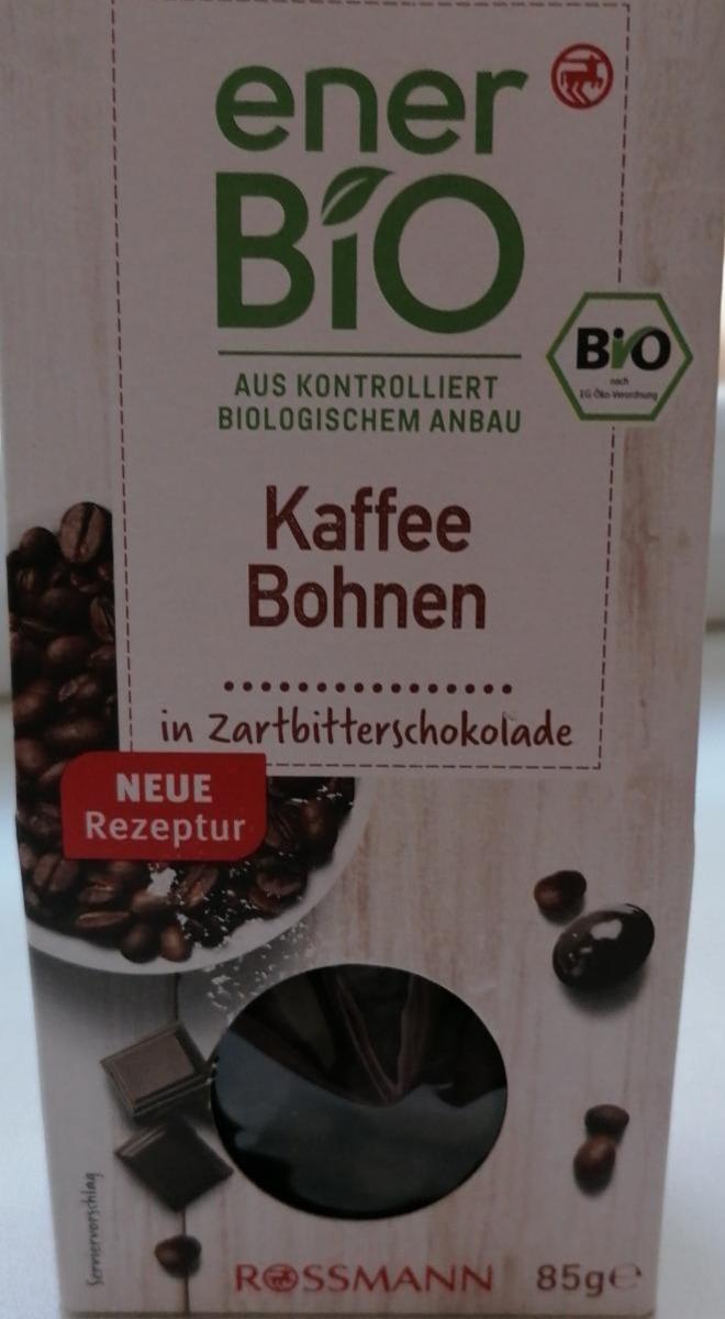 Fotografie - Bio Pražená kávová zrna v hořké čokoládě EnerBio