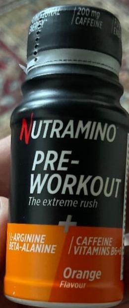 Fotografie - Pre-Workout Shot Orange Nutramino