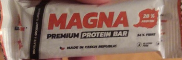 Fotografie - Magna protein bar chocolate - coconut LUK-IN