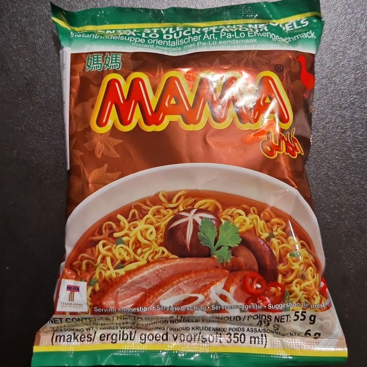 Fotografie - Oriental style instant noodels pa-lo Duck flavour soup Mama