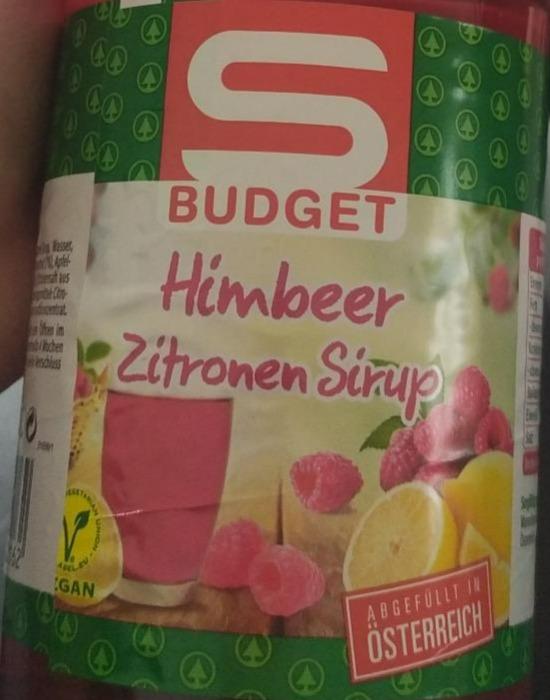 Fotografie - Himbeer Zitronen Sirup S Budget