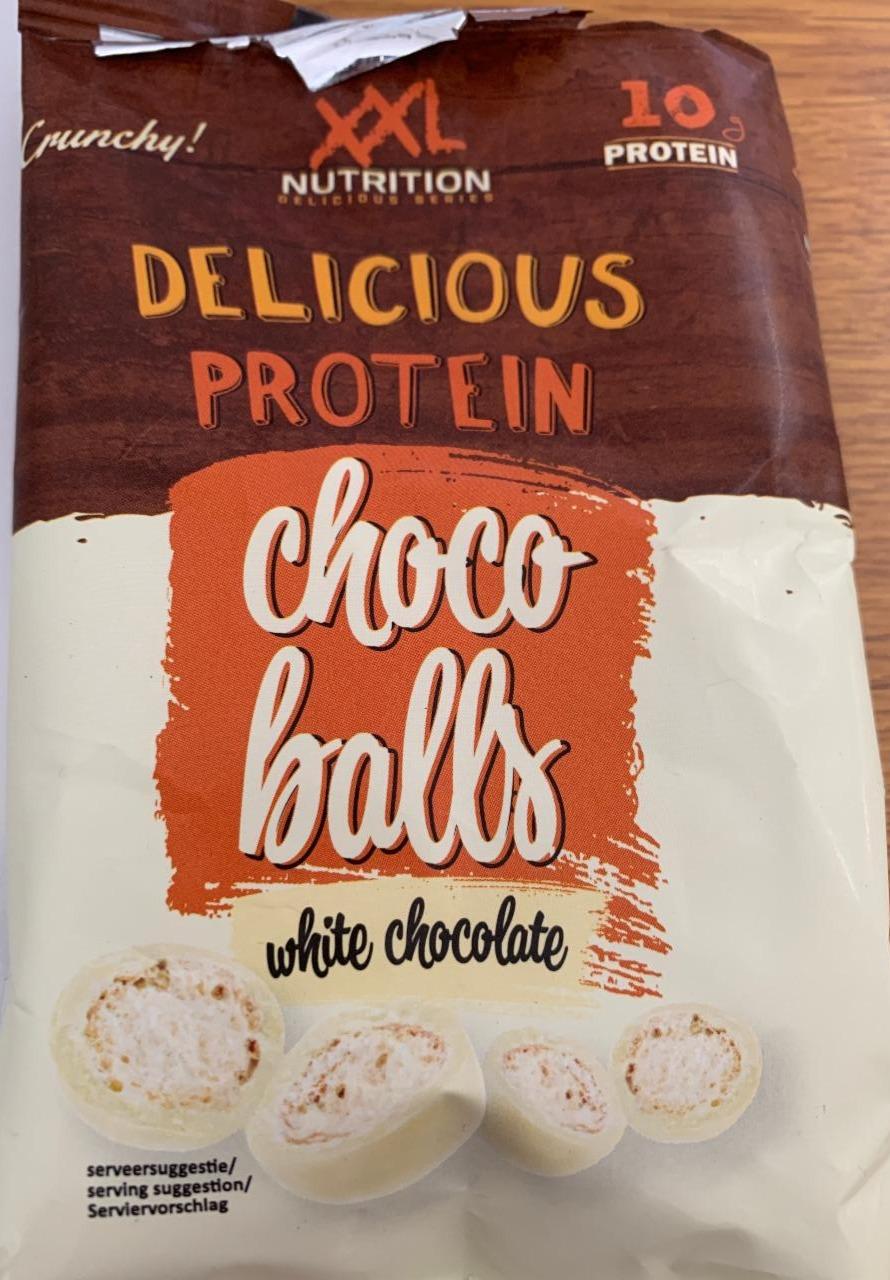 Fotografie - Delicious Protein choco balls white chocolate XXL Nutrition