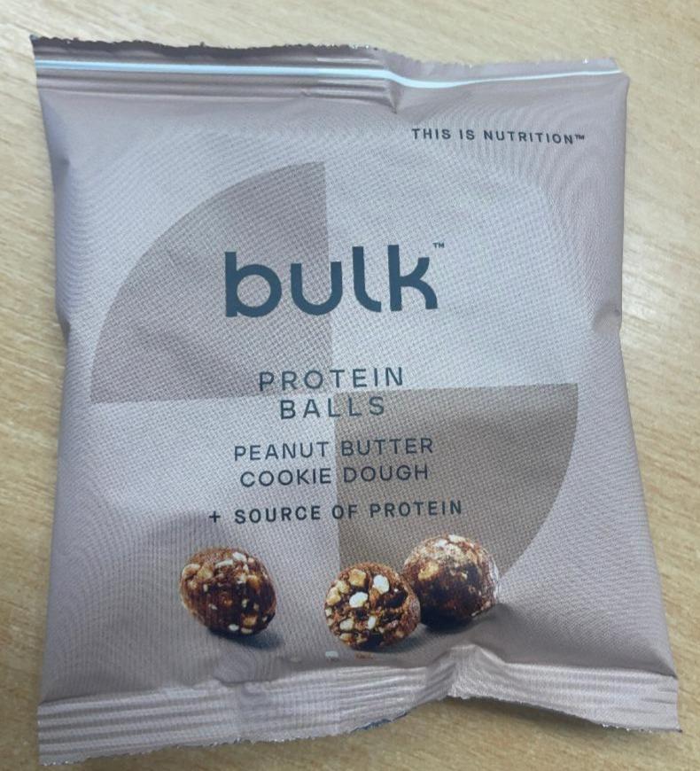 Fotografie - Protein Balls Peanut Butter Cookie Dough Bulk