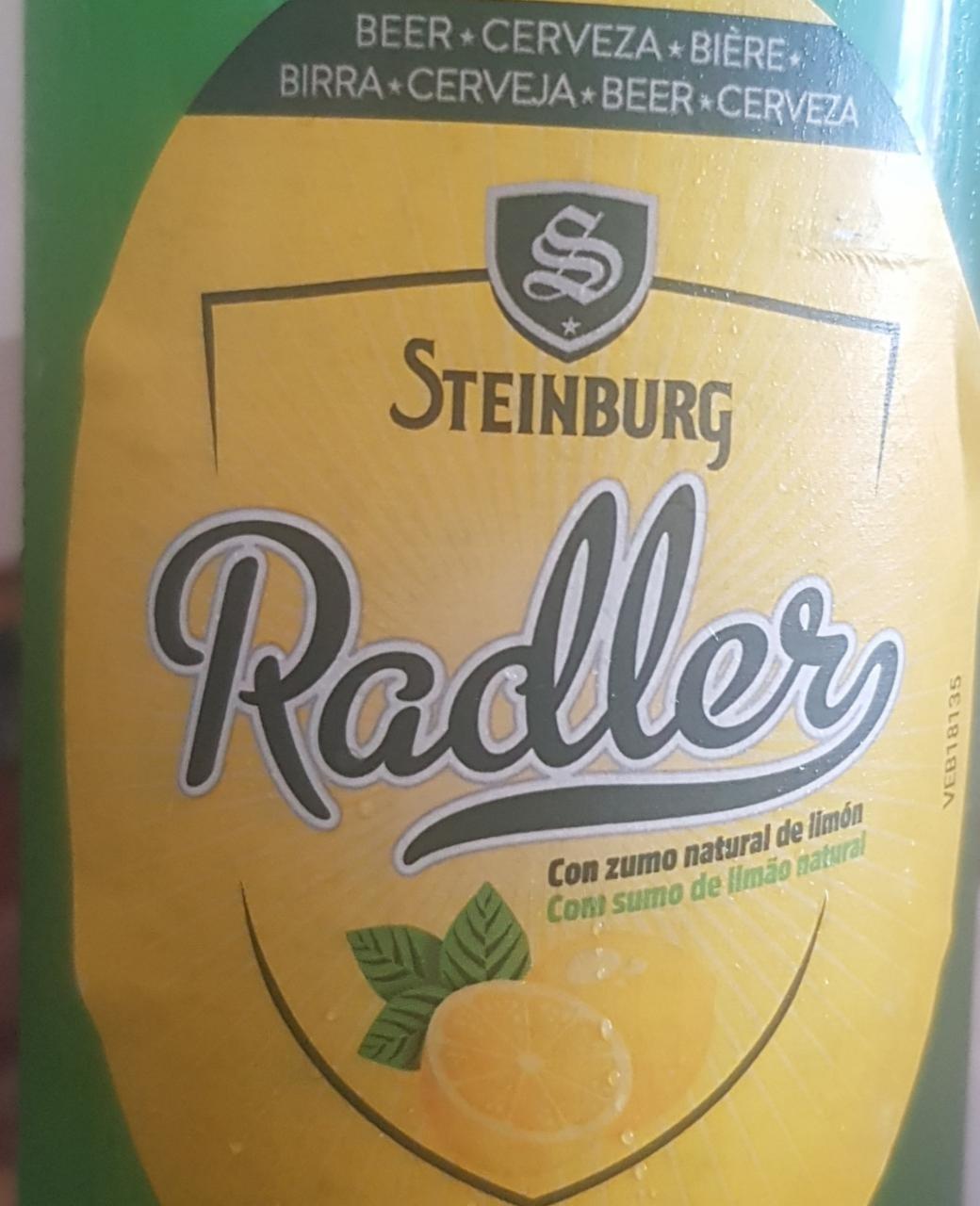 Fotografie - Radler beer con zumo natural de limón Steinburg