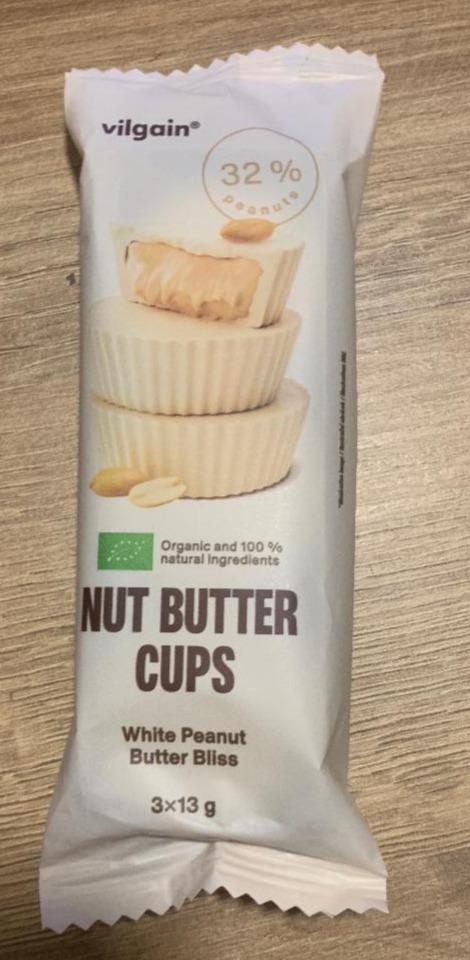 Fotografie - Nut butter cups white peanut Vilgain