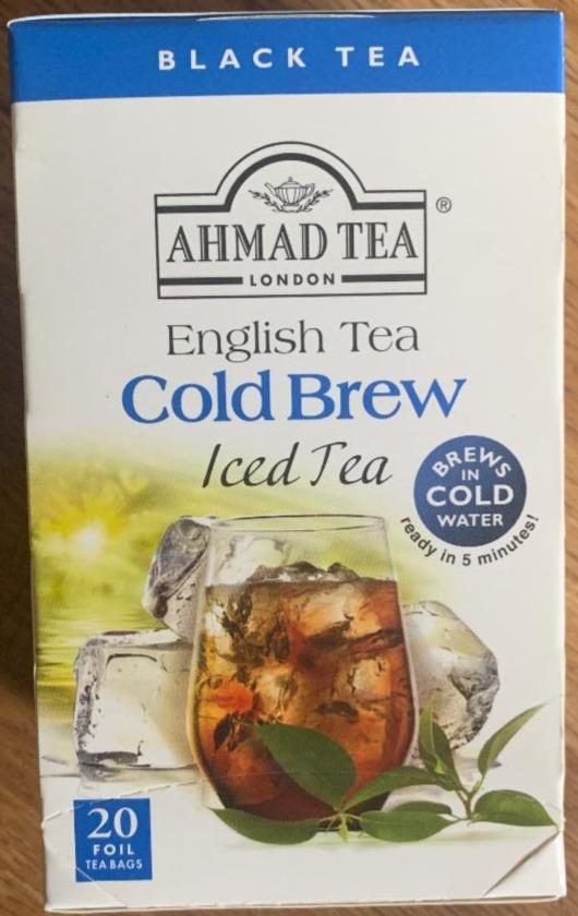 Fotografie - English Tea Cold Brew Iced Tea Ahmad Tea London