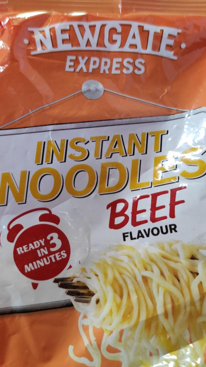 Fotografie - Instant Noodles Beef Flavour Newgate