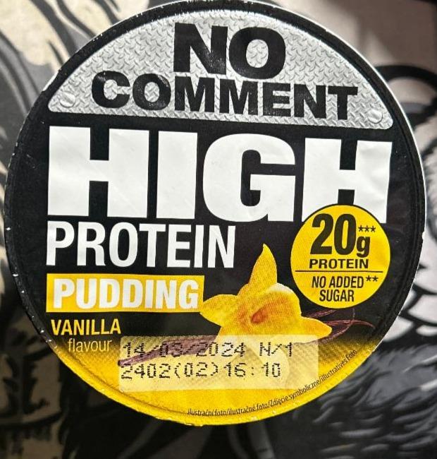 Fotografie - High protein pudding vanilla flavour 20g protein No comment