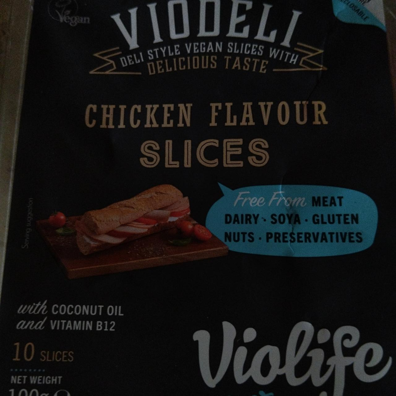 Fotografie - Viodeli Chicken Flavour Slices Violife