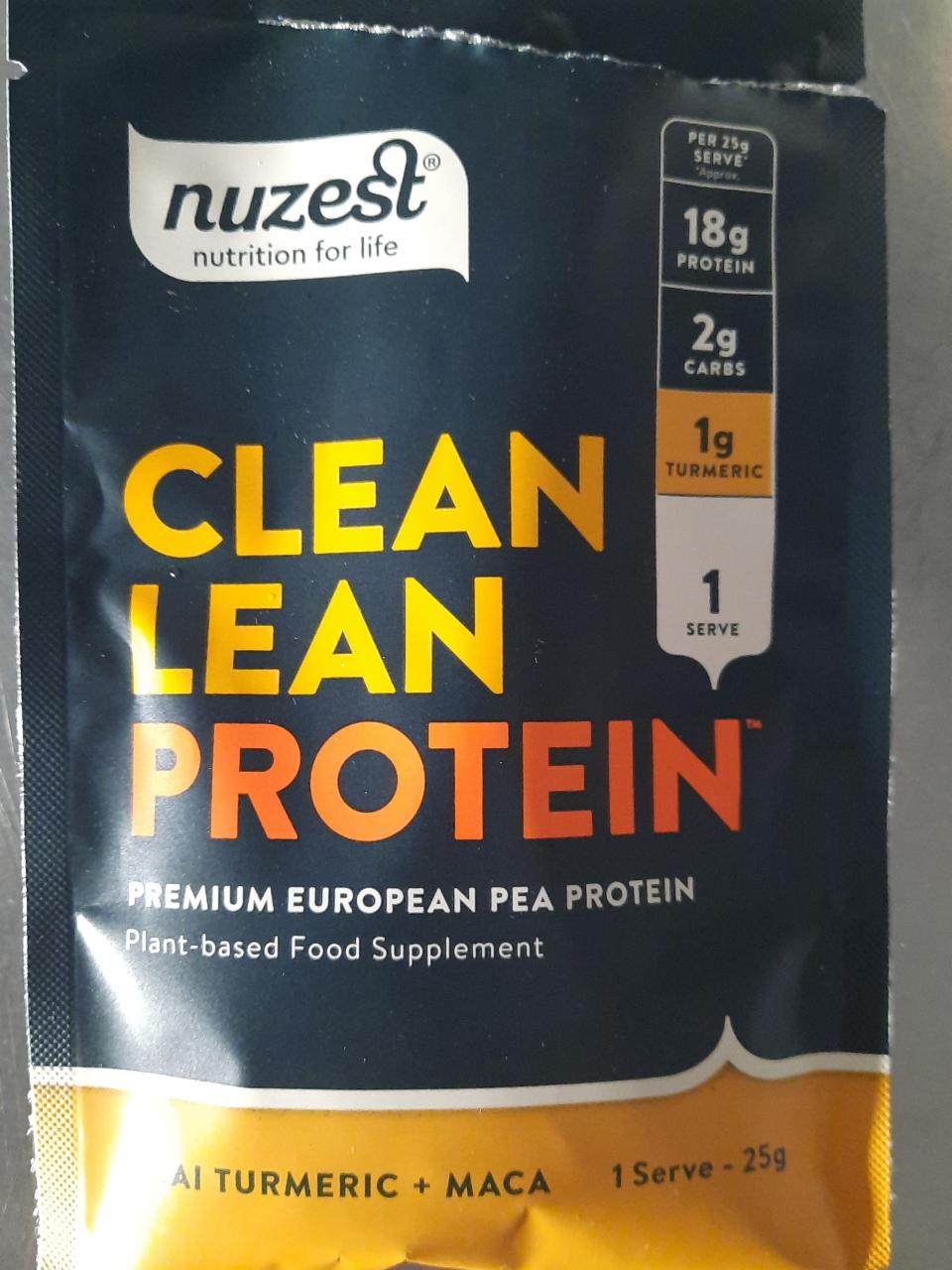 Fotografie - Clean Lean Protein Chai Tumeric Maca Nuzest