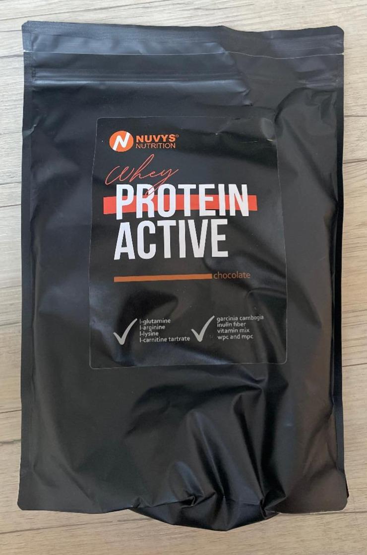 Fotografie - Whey Protein Active Chocolate Nuvys Nutrition