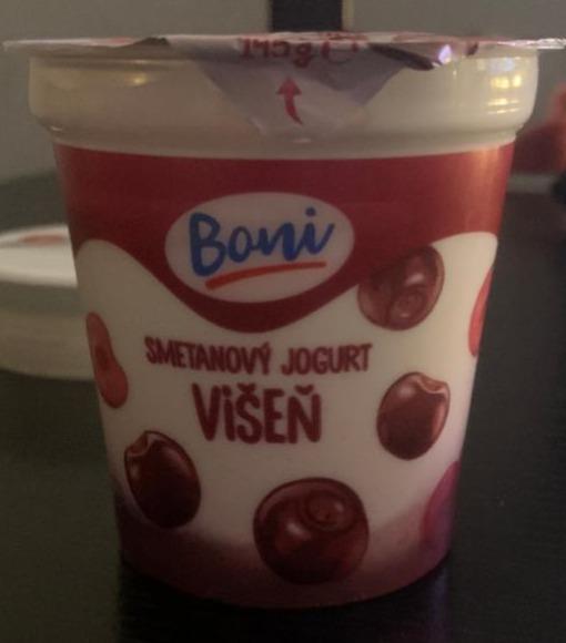 Fotografie - Smetanový jogurt Višeň Boni