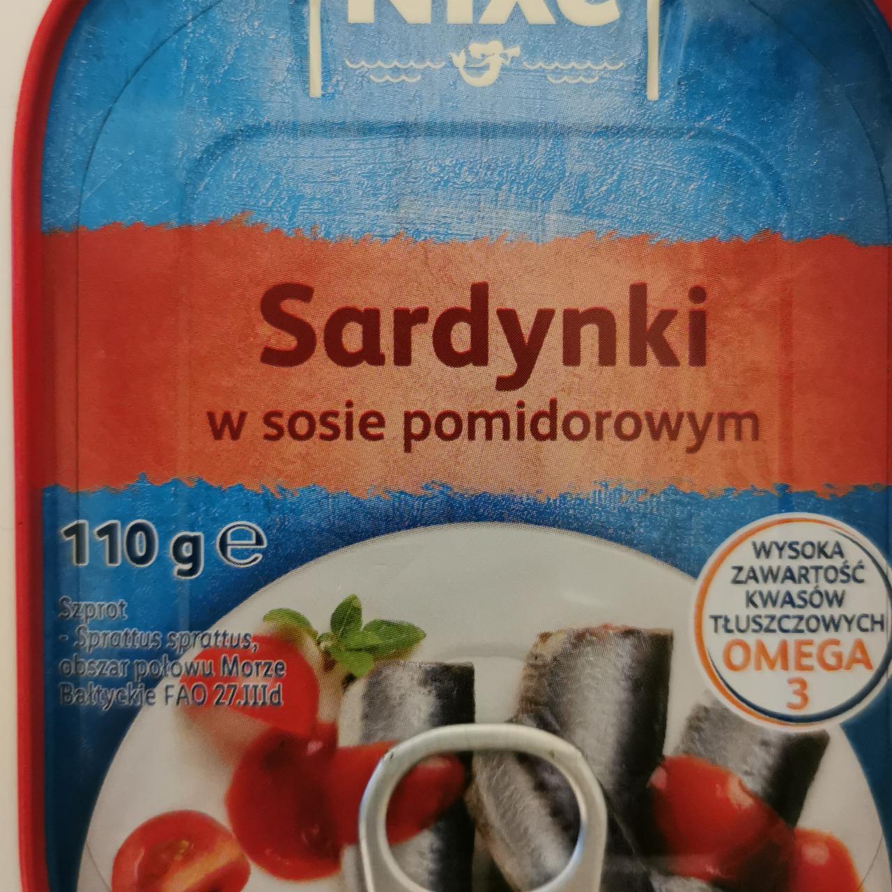 Fotografie - Sardynki w sosie pomidorowym Nixe