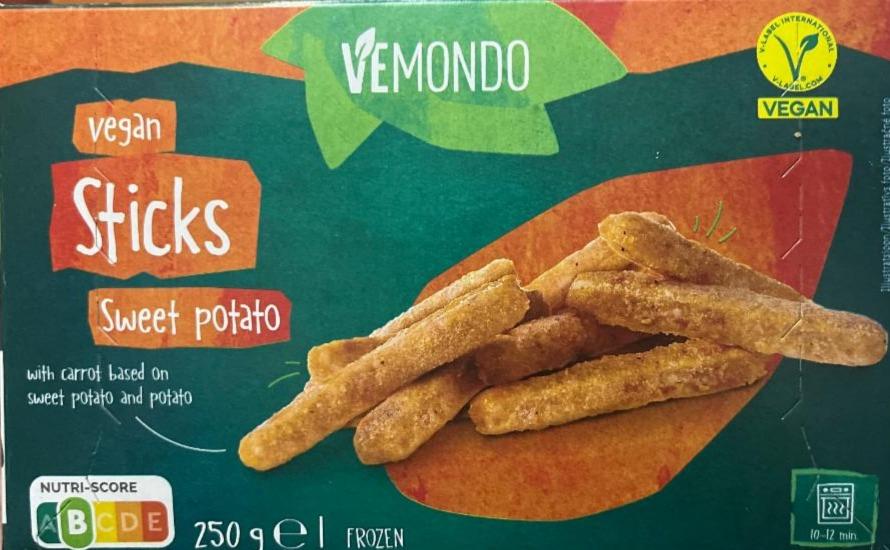 Fotografie - Vegan sticks sweet potato Vemondo