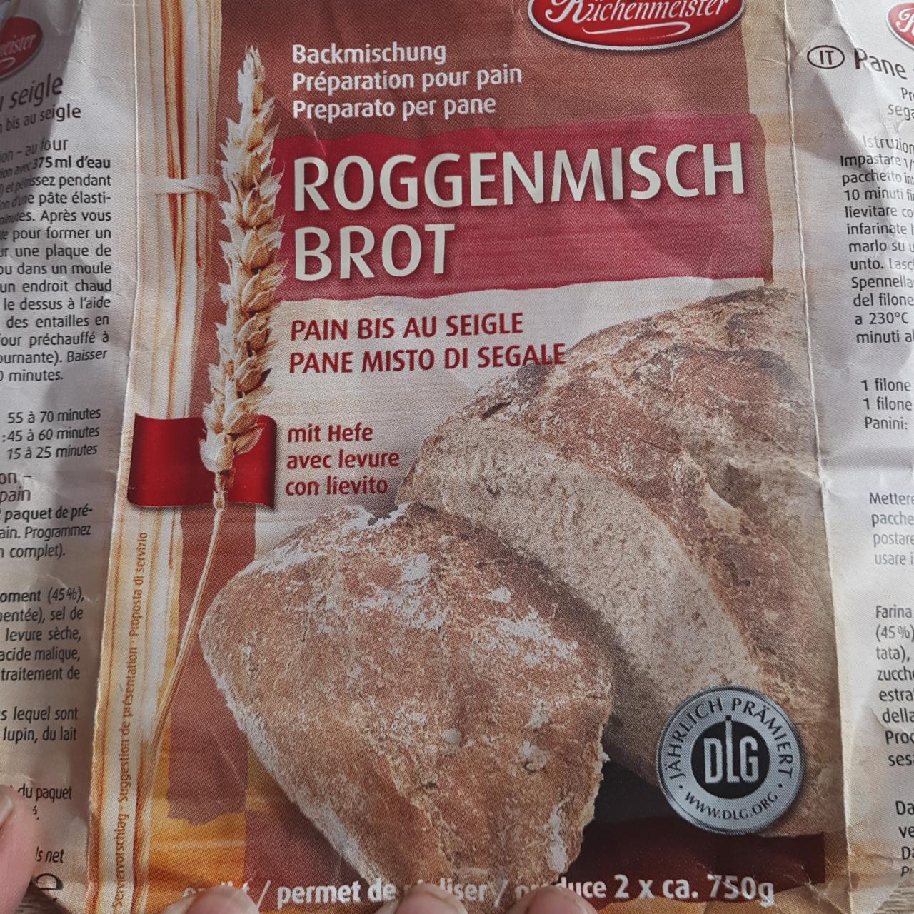 Fotografie - Roggenmisch Brot Kuchenmeister