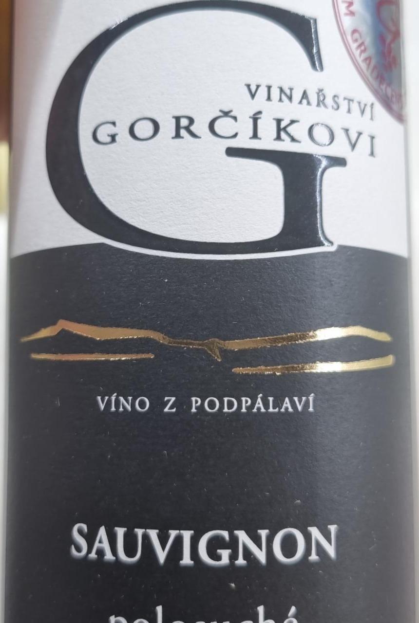 Fotografie - sauvignon vinařství Gorčíkovi