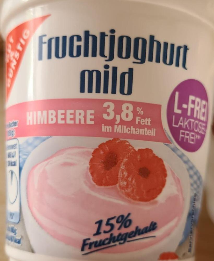 Fotografie - Fruchtjoghurt mild Himbeere Gut&Günstig