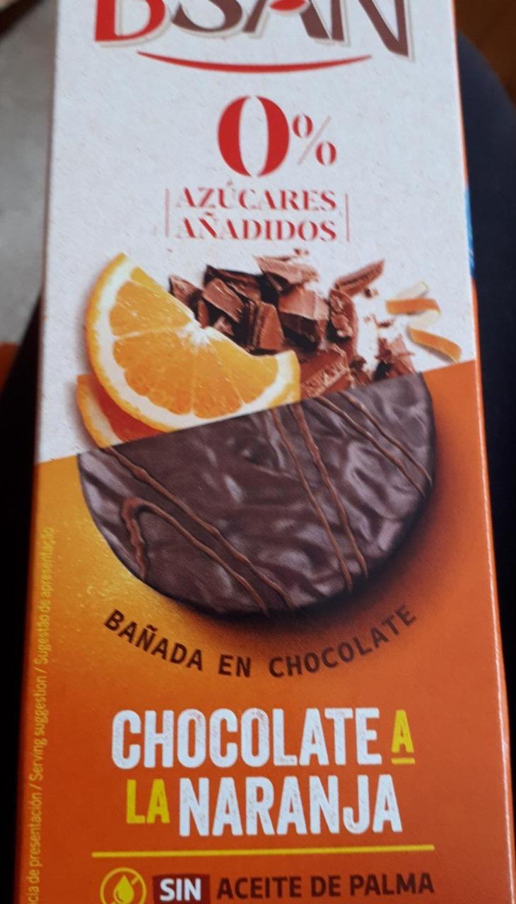 Fotografie - BSAN Galletas chocolate a la naranja 0% azúcares añadidos Virginias