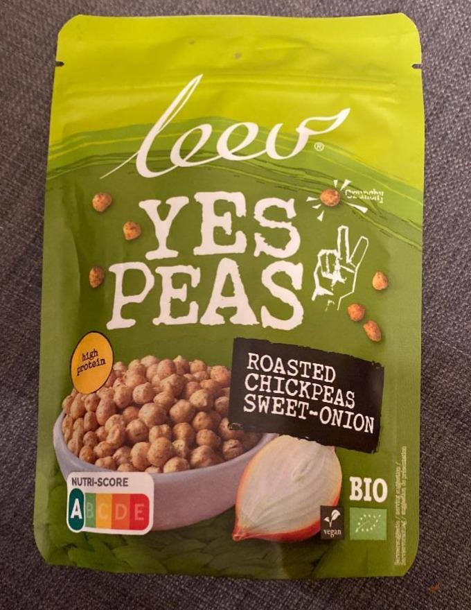 Fotografie - Yes Peas roasted chickpeas sweet-onion bio Leev