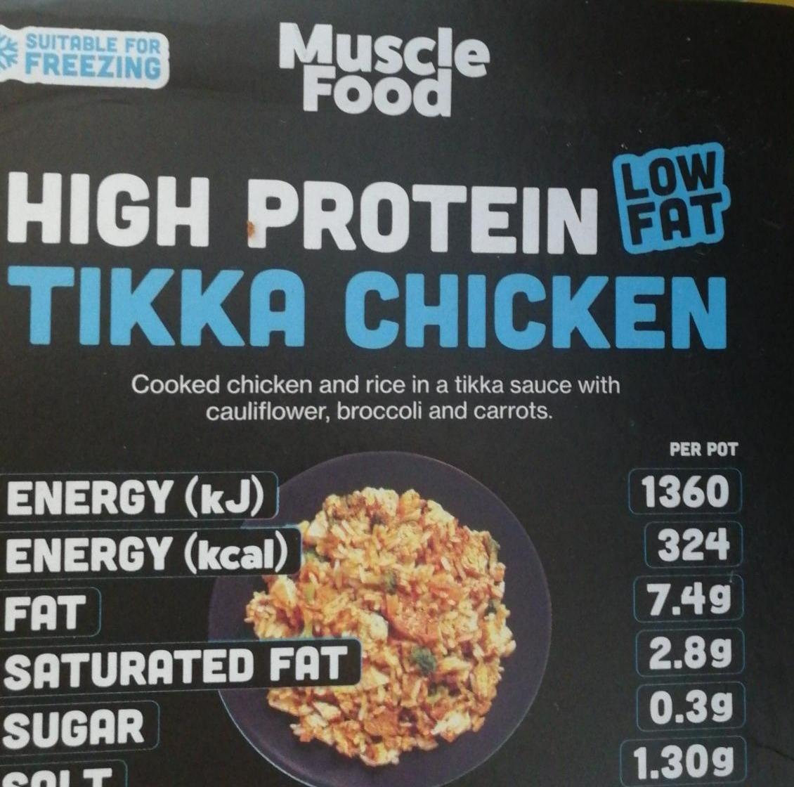 Fotografie - High protein Tikka chicken MuscleFood