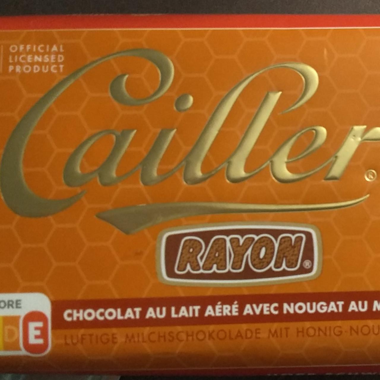 Fotografie - Rayon chocolat au lait aéré avec nougat au miel Cailler