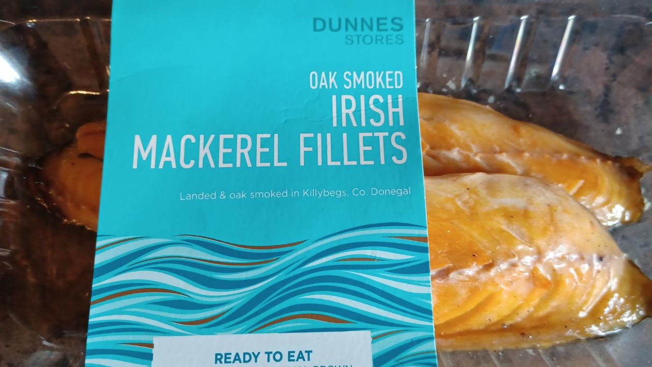 Fotografie - Oak smoked Irish mackerel fillets Dunnes stores
