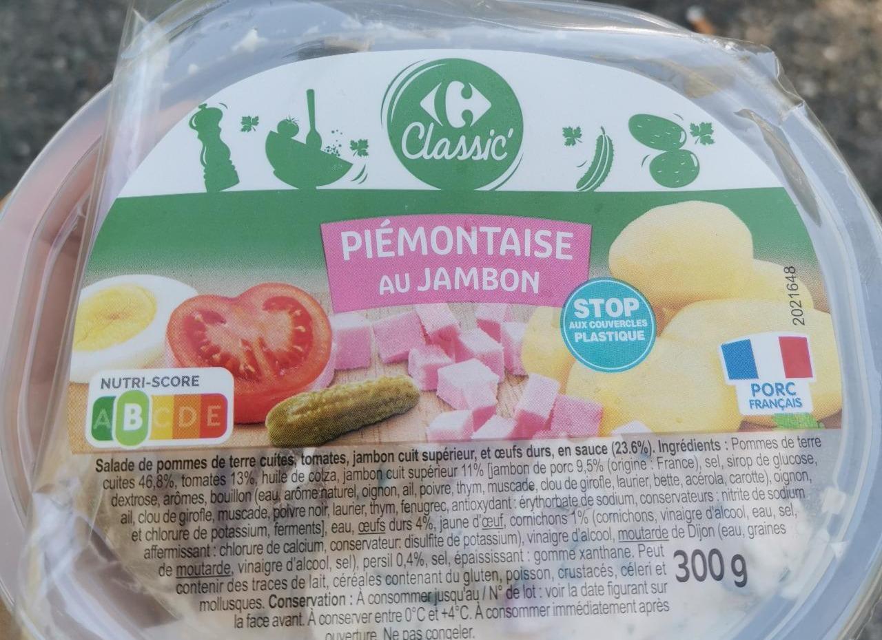 Fotografie - Piémontaise au Jambon Carrefour Classic
