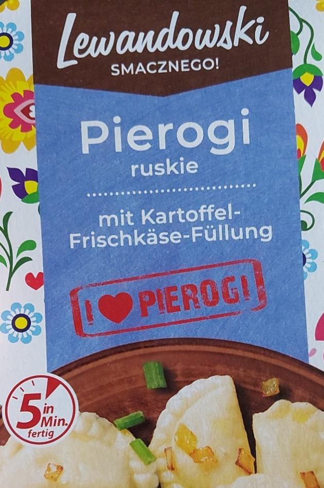 Fotografie - Pierogi Ruskie Piroggen mit Kartoffel-Frischkäse-Füllung Lewandowski