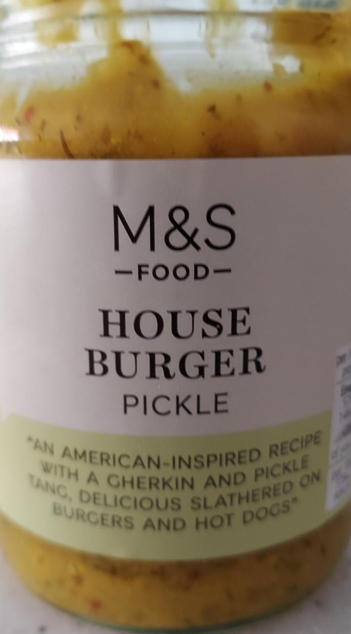 Fotografie - House Burger Pickle M&S Food