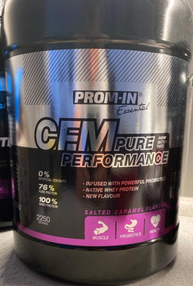 Fotografie - CFM Pure Performance Salted caramel flavour Prom-in