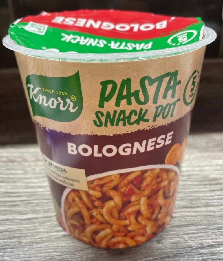 Fotografie - Bolognese XXL Pasta Snack Knorr
