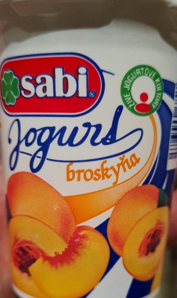 Fotografie - jogurt broskyňa Sabi