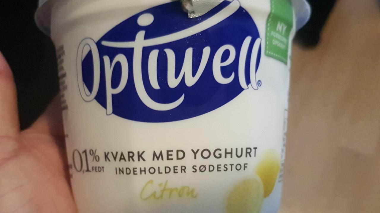 Fotografie - Optiwell jogurt citronový 0,1%