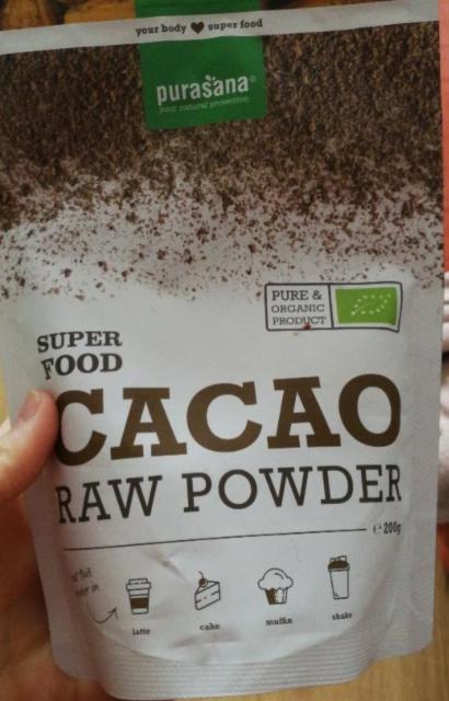 Fotografie - Cacao raw powder Purasana