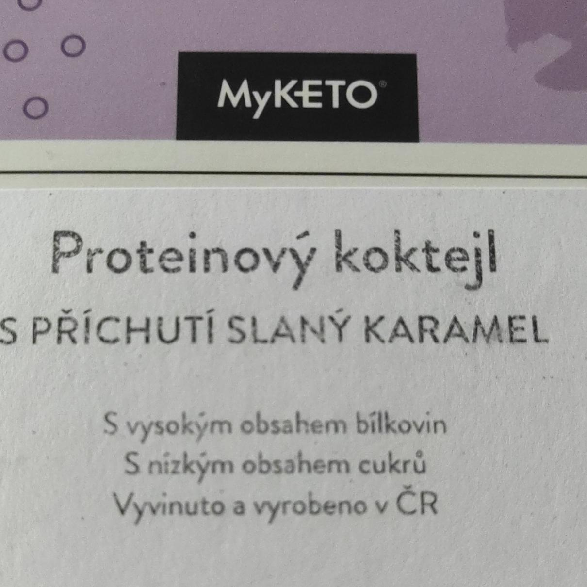 Fotografie - Proteinový koktejl s příchutí slaný karamel MyKETO