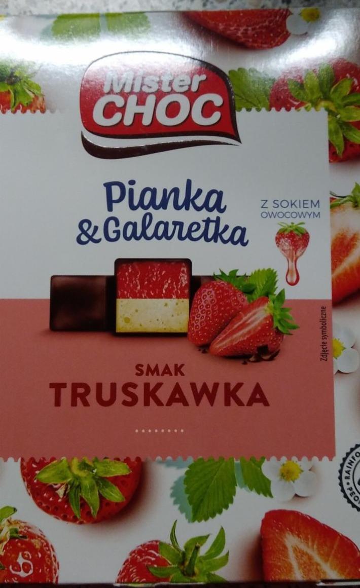 Fotografie - Pianka & Galaretka smak truskawka Mister Choc