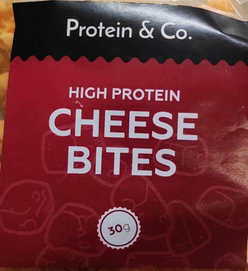 Fotografie - High protein Cheese bites Protein & Co.