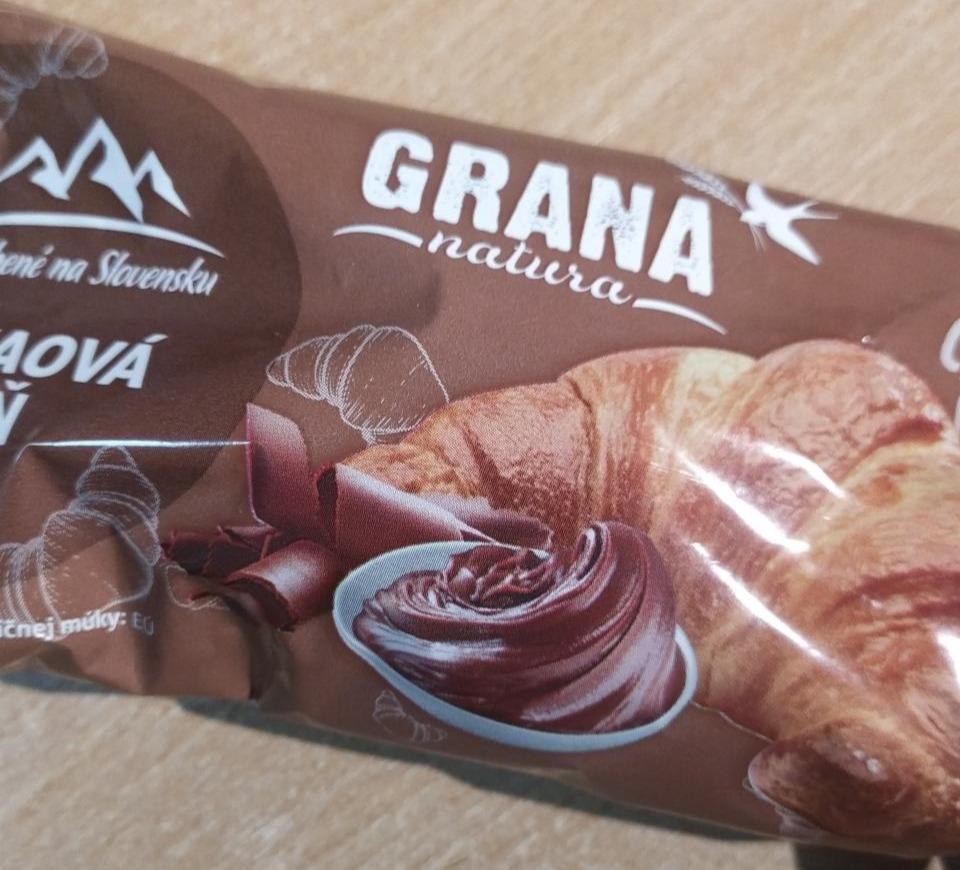 Fotografie - Croissant s kakaovou náplní GRANA natura