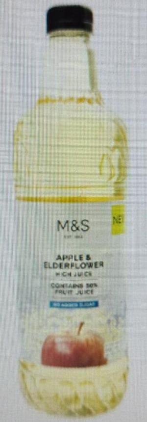Fotografie - Apple & Elderflower High Juice No Added Sugar Marks & Spencer